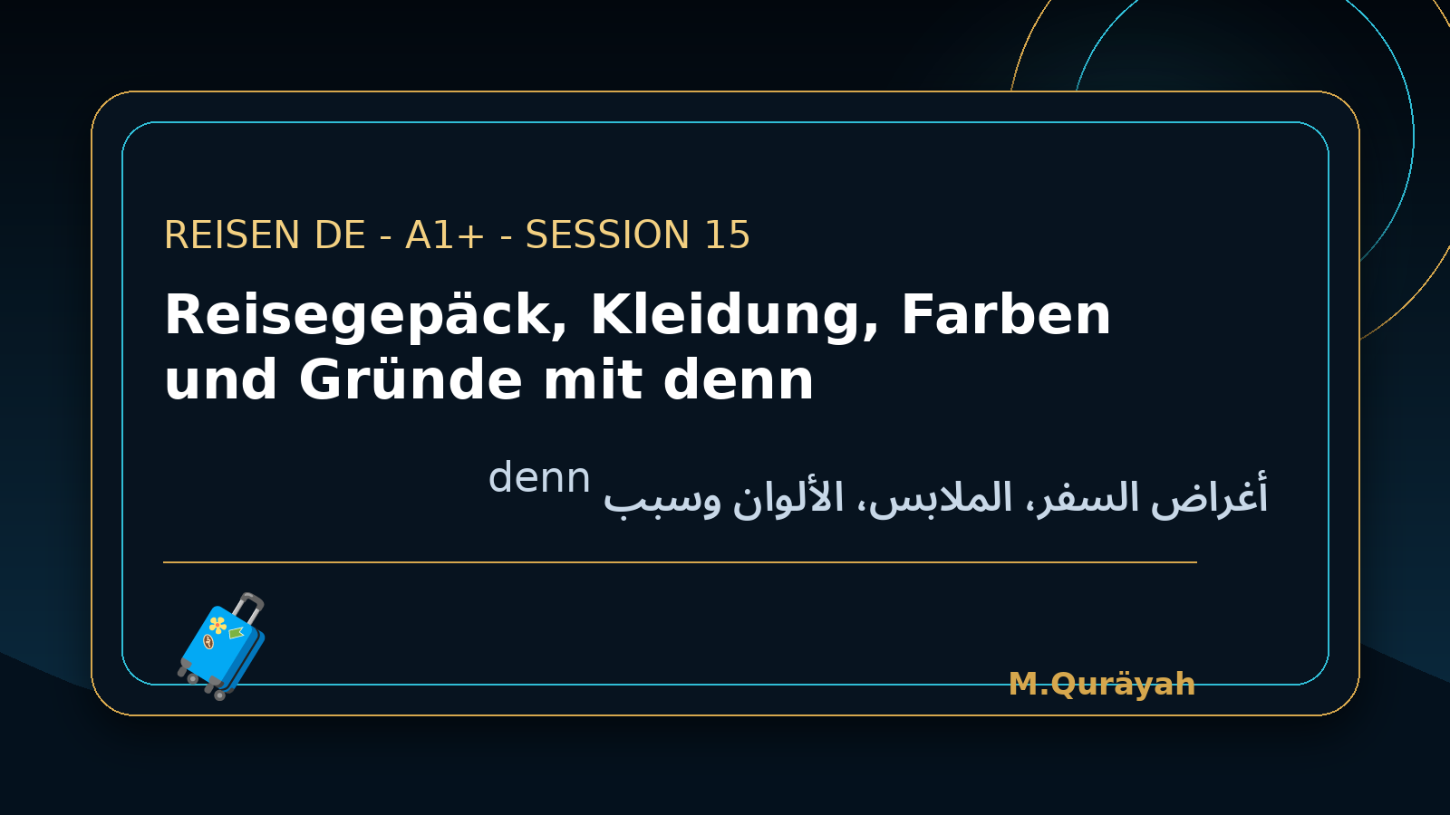 Reisegepäck, Kleidung, Farben und Gründe mit denn